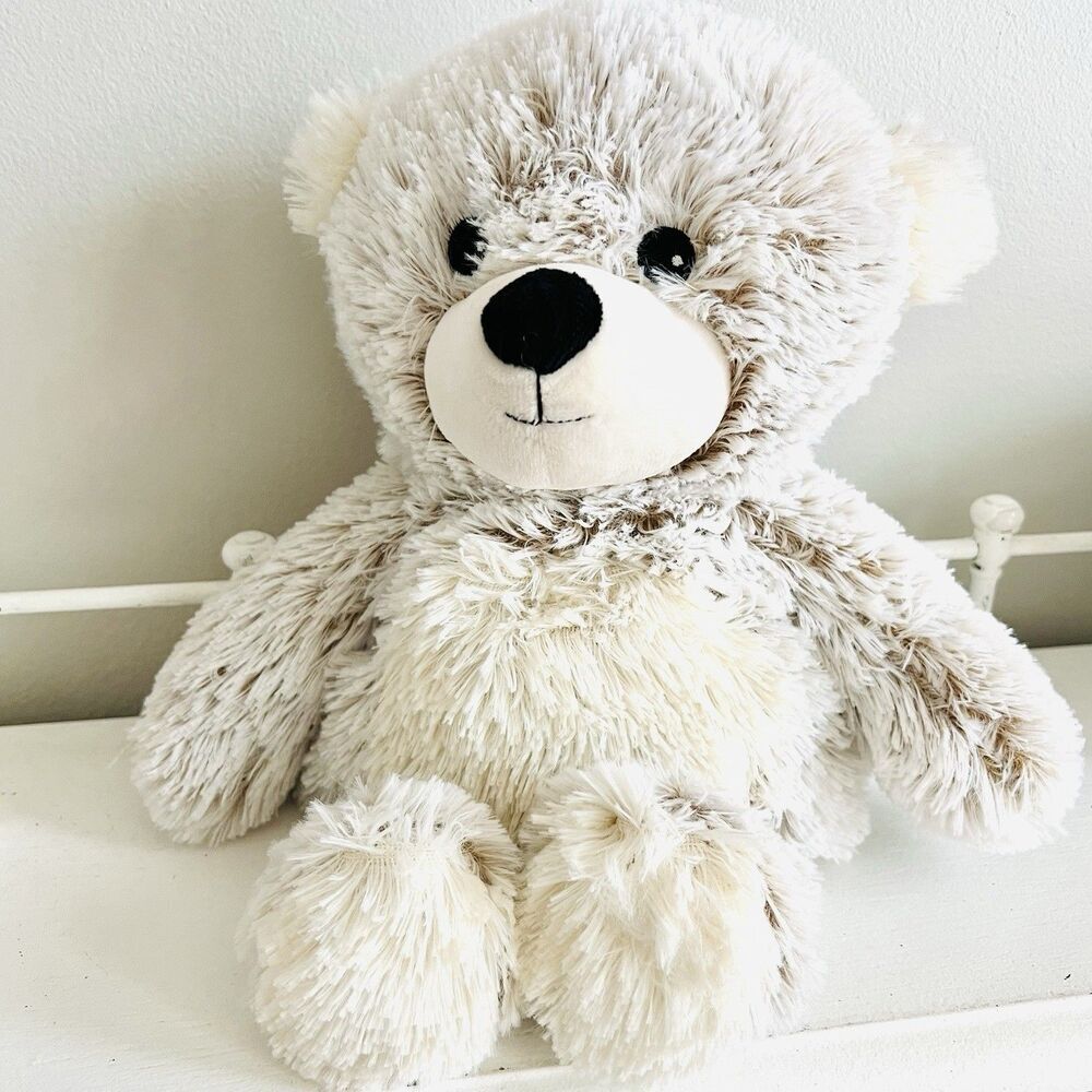 New Warmies Marshmallow Bear Heatable Microwaveable Plush Toy Super Soft